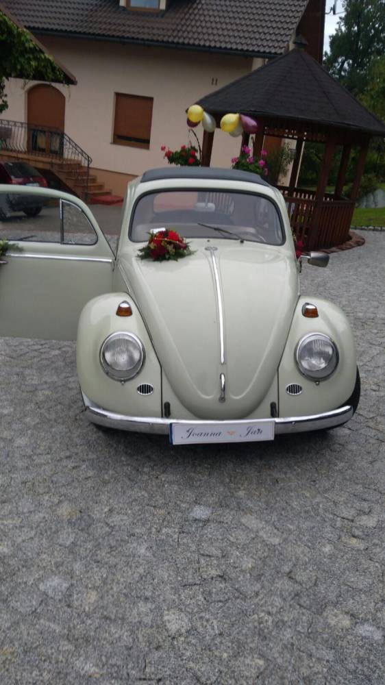 VW GARBUS limuzyna na wesele auto ślub Para Młoda