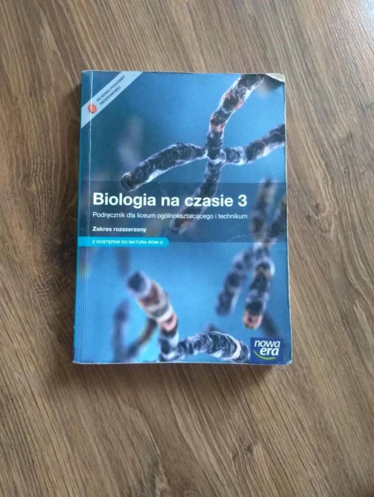 Biologia na czasie 3. Podręcznik zakres rozszerzony. Nowa Era - Skoczów