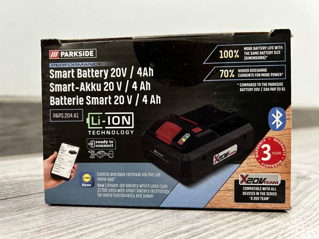 Parkside Performance PAPS 204 А1 Smart Battery 