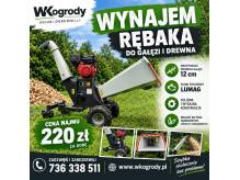 Wynajem rębaka LUMAG.  